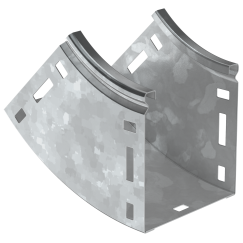 ESCA Поворот плавный 45град тип В10 80х80мм HDZ IEK