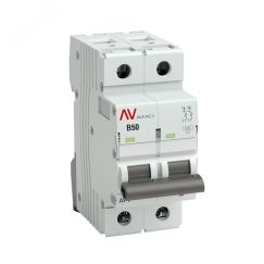 Выключатель автоматический AV-6 2P 50A (B) 6кА AVERES EKF mcb6-2-50B-av