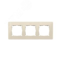 Рамка декоративная, 3 поста, Original, S82 Detail,слоновая кость-тростниковый сахар Simon 8200630-031