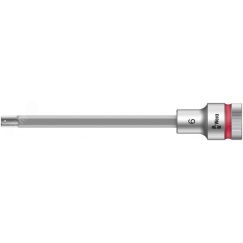 Головка торцевая со вставкой под внутренний шестигранник 8740 C Hex-Plus HF Zyklop DR 1/2 с фиксацией крепежа 6 x 140 мм WERA WE-003842