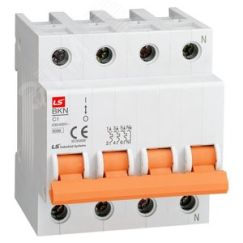 Автоматический выключатель BKN 4P D10A LSIS Co 06140177R0