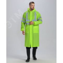 Плащ влагозащитный сигнальный ProfLine Specialist СОП, желтый,64-66 Факел-спецодежда 87489349