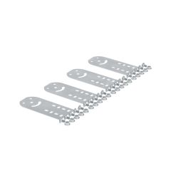 Пластина крепежная GSV H50 (4 шт.) в комплекте с метизами, необходимымидля монтажа, цинк-ламельная