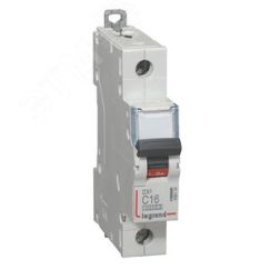 Выключатель автоматический однополюсный 16А C DX3 10kА/16kА LEGRAND 409114