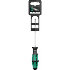 Отвертка шлицевая 334 SL SB 1.2 x 6.5 x 150 мм с держателем-еврослот WERA WE-100030