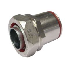 Аксессуар муфта жесткая труба-металлорукав, для системы металлических труб Cosmec. DT 16 мм. DN10. Никелированная латунь. IP66/67