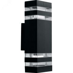 Светильник НБУ-2х60w вверх/вниз Е27 IP54 черный FERON DH0807