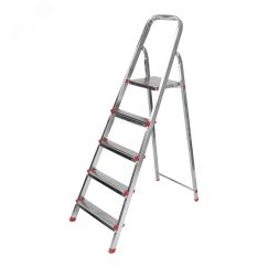 Стремянка металлическая 5 ступенек усиленный REXANT 12-5055