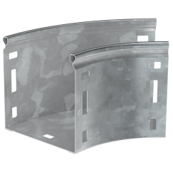 Поворот плавный 45град (тип Г01) ESCA 100х100мм HDZ IEK