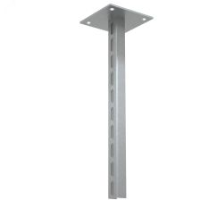 Стойка потолочная 400 мм INOX304 КМ-профиль LO5034