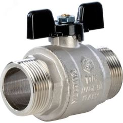 Кран шаровой 1 1/4' НН ручка бабочка STOUT SVB-0006-000032