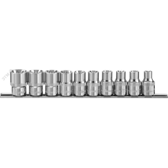 Набор головок торцевых 1/2''DR на держателе, внешний TORX®, E8-E24, 10 предметов Ombra 912610
