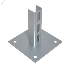 Основание потолочной стойки INOX304 КМ-профиль LO6280