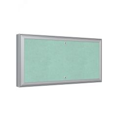Люк под плитку ревизионный, алюминиевый, съемный 400х200 EVECS D4020 ceramo base