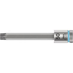 Головка торцевая 8767 B HF TORX Zyklop со вставкой DR 3/8 с функцией фиксации крепежа TX 50 x 100 мм WERA WE-003073