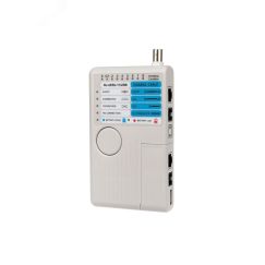 Тестер кабеля универсальный 5 в 1 RJ-45+RJ-11+1394+USB+BNC 3468, REXANT 12-1003