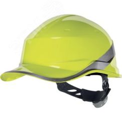 Защитная каска BASEBALL DIAMOND V UP из ABS лимонная с храповым механизмом Delta Plus DIAM5UPJAFL