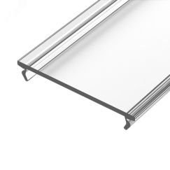 Экран AЛм-FLAT-S-2020 CLEAR прозрачный (пластик) Arlight 026751(1)