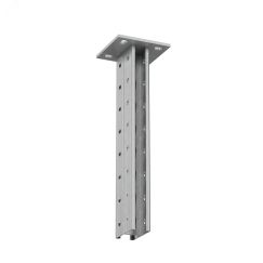 Страт-стойка двойная усиленная 41х41 L550 мм s:2,5 (тройная перфорация) КМ-профиль LO41401