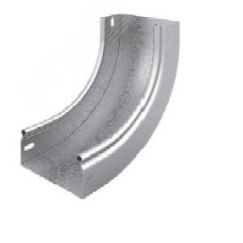 Угол внутренний плавный 90 град. к лотку 100х80, толщ. 0,7 мм, Сендзимир цинк OSTEC 035418