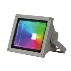 Светильник светодиодный ДО-10Вт PFL-10W/RGB-RC/GR JazzWay 1005892