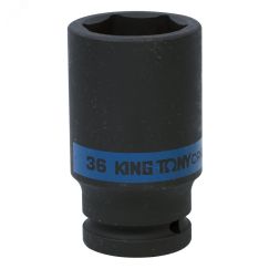 Головка торцевая ударная глубокая шестигранная 3/4', 36 мм King Tony 643536M