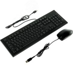 Комплект клавиатура + мышь KR-8520D, USB, черный A4Tech KR-8520D