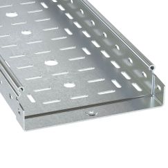 Лоток перфорированный 150х50 L 3000 толщ. 1,5 мм, цинк-ламельный