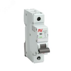 Выключатель автоматический AV-10 1P 2A (B) 10кА AVERES EKF mcb10-1-02B-av