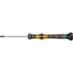 Отвёртка антистатическая для прецизионных работ 1567 TORX HF ESD Kraftform Micro с функцией фиксации крепежа TX 4 x 40 мм WERA WE-030400