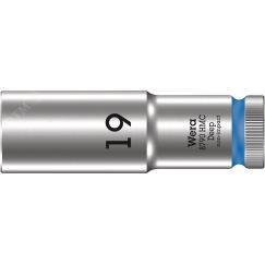 Головка торцевая шестигранная 8790 HMC Deep DR 1/2 глубокая 19 x 83 мм WERA WE-004559