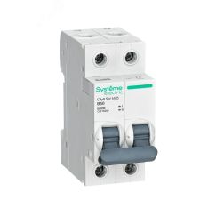 Выключатель автоматический двухполюсный (АВ) B 50А 2P 6kA 230В City9 Set SE (Systeme) C9F16250
