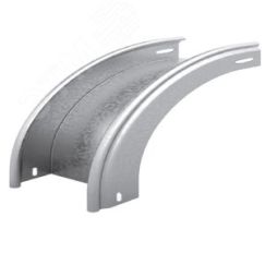 Угол внешний плавный 90 град. к лотку 100х50, толщ. 0,7 мм, Сендзимир цинк OSTEC 035515