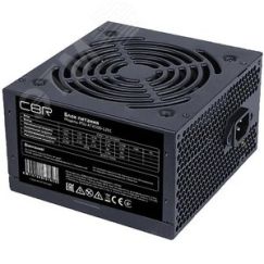 Блок питания для ПК ATX 500 Вт, 12 см. fan, 20+4pin/1х4+4pin/2хIDE/4хSATA, 1.2 м., черный CBR PSU-ATX500-12EC
