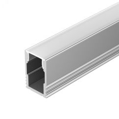 Профиль с экраном SL-MINI-8-H12-2000 ANOD+OPAL (Алюминий) Arlight 036833