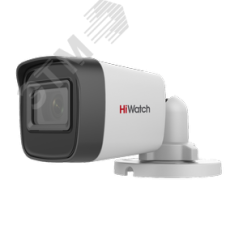 Видеокамера аналоговая 2 Мп цилиндрическая уличная IP66 ИК-20 (3.6мм) Hiwatch Ecoline HDC-B020(B)(3.6mm)