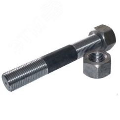 Шпилька 1-M16-8gх90.12Х18Н10Т ОСТ 26-2040-96 с 2мя гайками M16-7H ОСТ 26-2041-96 для фланцевых соединений РАСВЕТ 1М16Х9012Х/2ГМ16ОСТ