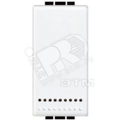 LivingLight Кнопка (NO) 10А 2P с независимыми контактами белый BTicino N4044N