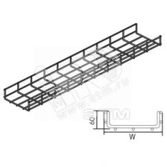 Лоток провол 200х60х3000 VF усил. Vergokan VFU60.200