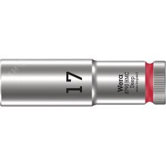 Головка торцевая шестигранная 8790 HMC Deep DR 1/2 глубокая 17 x 83 мм WERA WE-004557
