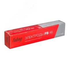 Электроды с рутилово-целлюлозным покрытием FB 46 D3.2 мм (пачка 5 кг) Fubag 41595