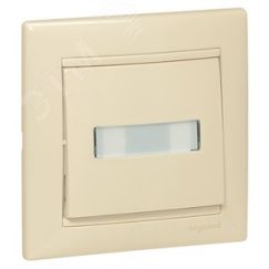 VALENA Кнопка 12В с держатлем этикетки слоновая кость LEGRAND 774117