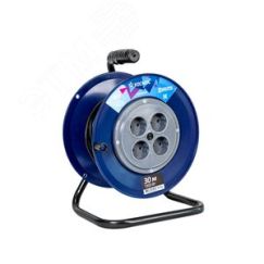Удлинитель КОСМОС катушка 6А 4 гн ПВС 2*0,75 30м КОСМОС YKKsm30m-4g(6A)
