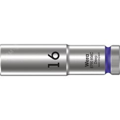 Головка торцевая шестигранная 8790 HMC Deep DR 1/2 глубокая 16 x 83 мм WERA WE-004556