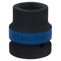 Головка торцевая ударная четырехгранная 1', 21 мм, футорочная King Tony 851421M