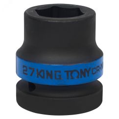 Головка торцевая ударная шестигранная 1', 27 мм King Tony 853527M