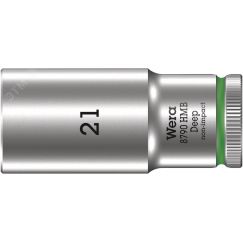 Головка торцевая шестигранная 8790 HMB DeepDR 3/8 глубокая 21 x 64 мм WERA WE-004543
