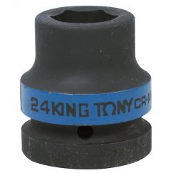 Головка торцевая ударная шестигранная 1', 24 мм King Tony 853524M