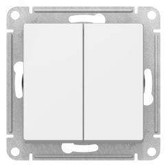 ATLASDESIGN 2-клавишный переключатель, перекрестный, 2 x сх. 7, 10АХ, механизм, ЛОТОС SE (Systeme) ATN001373