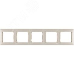 VALENA Рамка 5 постов горизонтальная слоновая кость Daccord/Legrand 774355